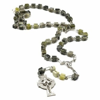 Irish Connemara Marble Rosary Prayer Beads